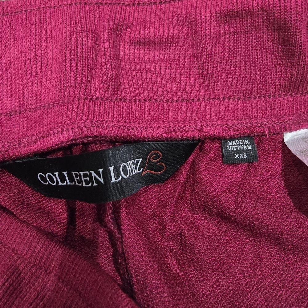 Colleen Lopez French Terry Jogger Pant HSN Size XXS NWOT - Picture 3 of 5